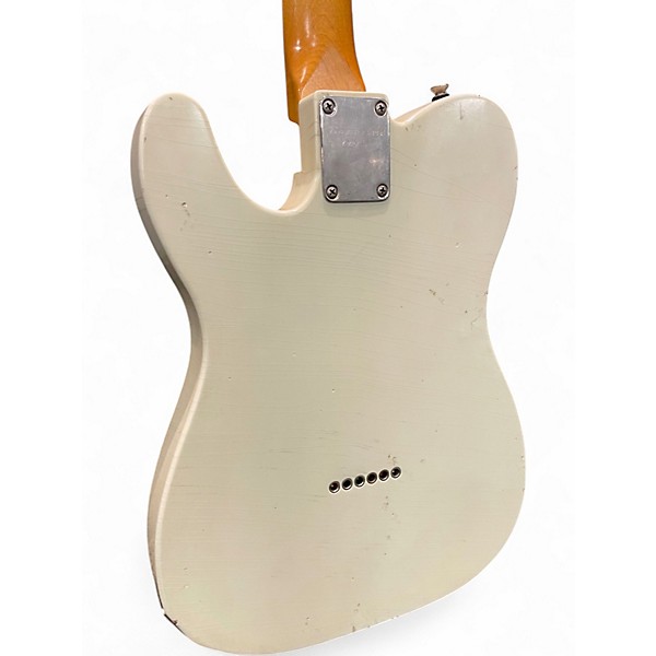 Used Bonneville Guitars T Style Vintage White Solid Body Electric Guitar