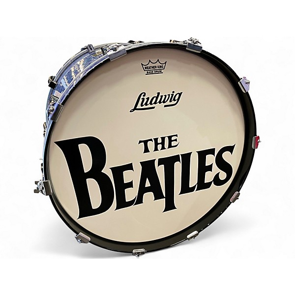 Used Pork Pie USA 6 Piece Custom Mediterranean Pearl  Drum Kit