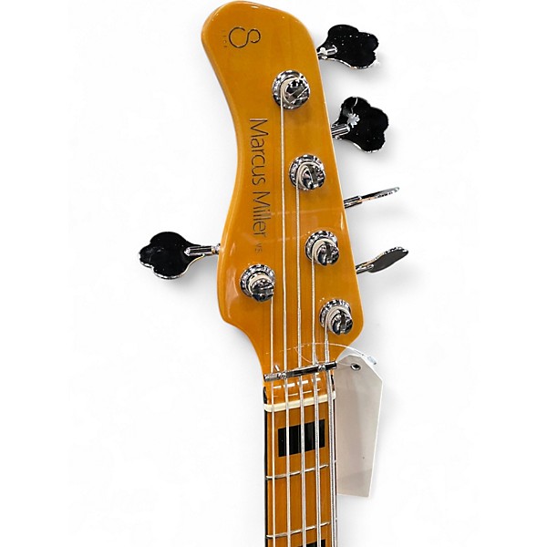 Used Sire marcus miller v5 left handed blue Electric Bass Guitar