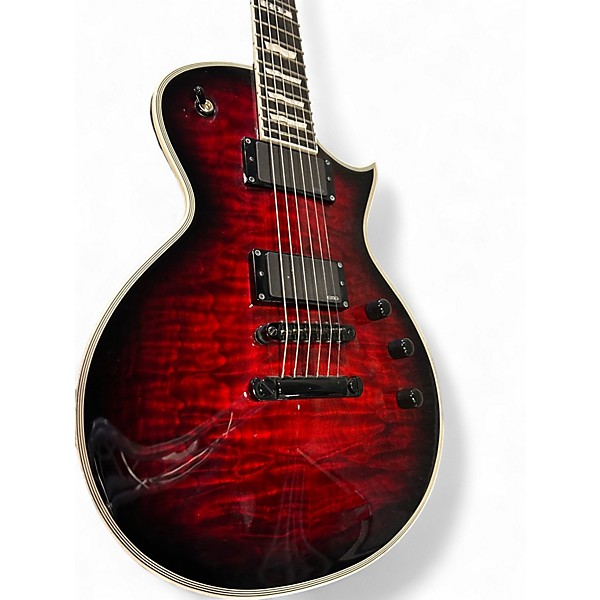 Used ESP E-II Eclipse Black Cherry Solid Body Electric Guitar