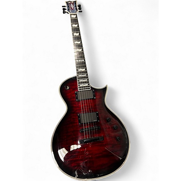 Used ESP E-II Eclipse Black Cherry Solid Body Electric Guitar