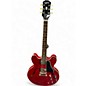 Used Epiphone ES335 Wine Red Hollow Body Electric Guitar thumbnail