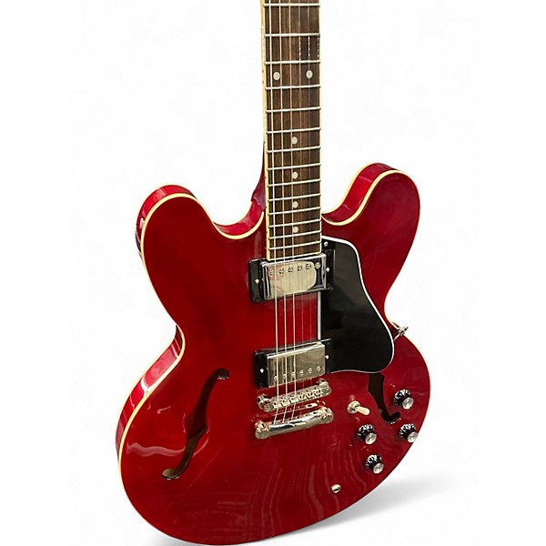 Used Epiphone ES335 Wine Red Hollow Body Electric Guitar