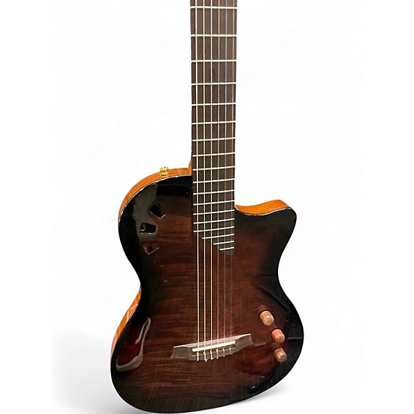 Used Cordoba Stage Edge Burst Classical Acoustic Electric Guitar