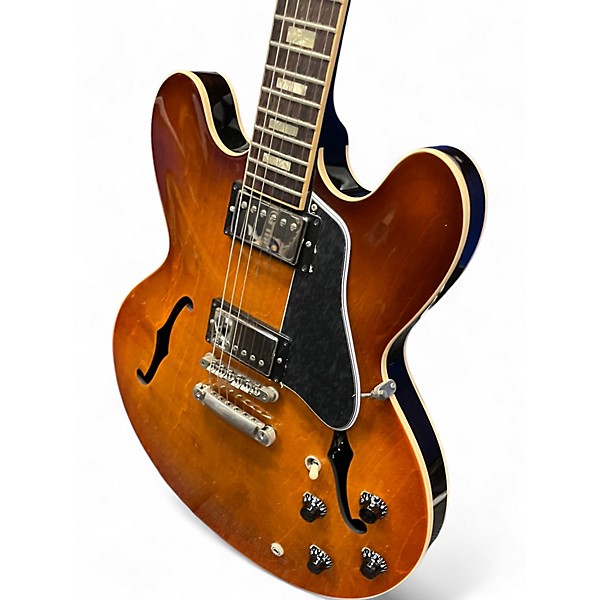 Used 2017 Gibson ES335 BROWN Hollow Body Electric Guitar