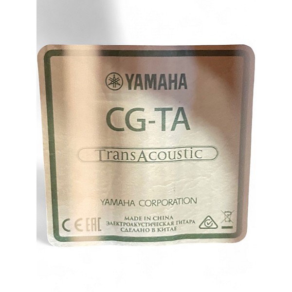 Used Yamaha CGTA Natural Classical Acoustic Electric Guitar