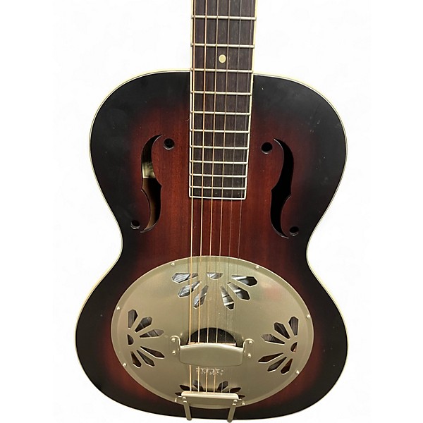 Used Gretsch Guitars G9240 Alligator Biscuit Round Neck Natural Resonator Guitar
