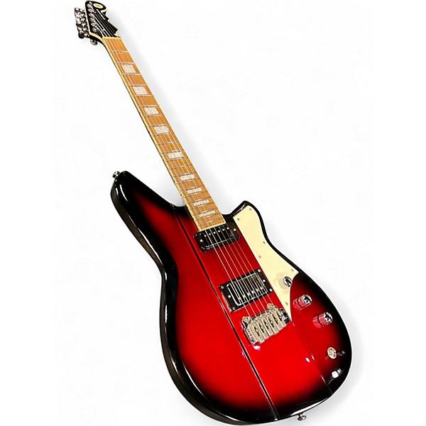 Used Reverend WARHAWK DAW Metallic Candy Red Burst Solid Body Electric Guitar