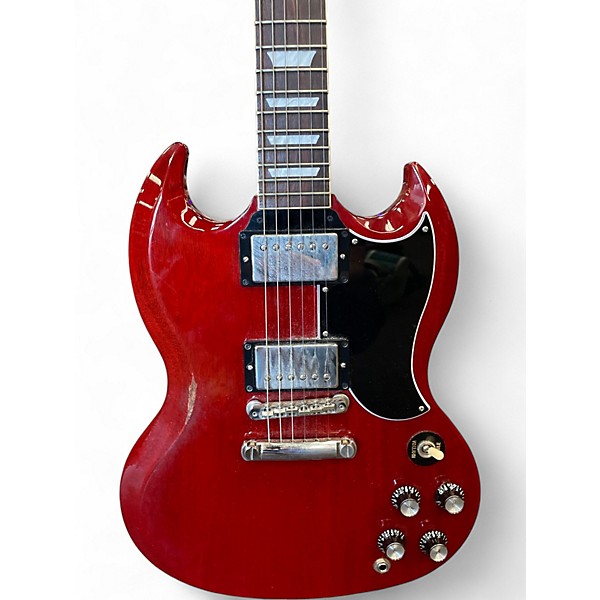 Used Gibson 1961 Reissue SG Worn Cherry Solid Body Electric Guitar
