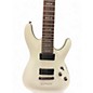 Used Schecter Guitar Research Demon 7 String White Solid Body Electric Guitar