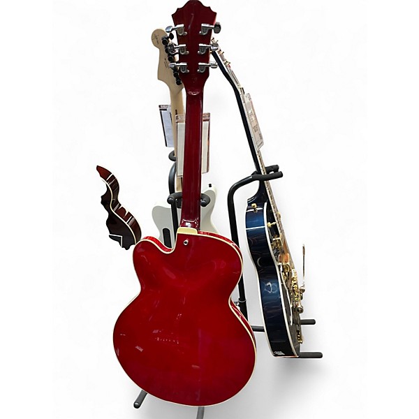 Used Ibanez AFS75T Artcore Bigsby Candy Apple Red Hollow Body Electric Guitar