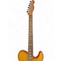 Used Fender Acoustasonic Player Telecaster Yellow Acoustic Electric Guitar