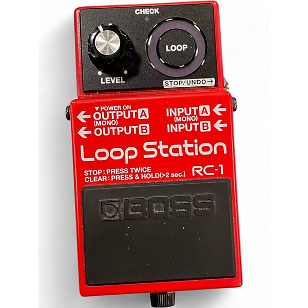 Used BOSS RC1 Loop Station Pedal
