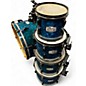 Used Pearl 5 Piece EXR Export Metallic Blue Drum Kit