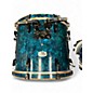 Used Pearl 5 Piece EXR Export Metallic Blue Drum Kit