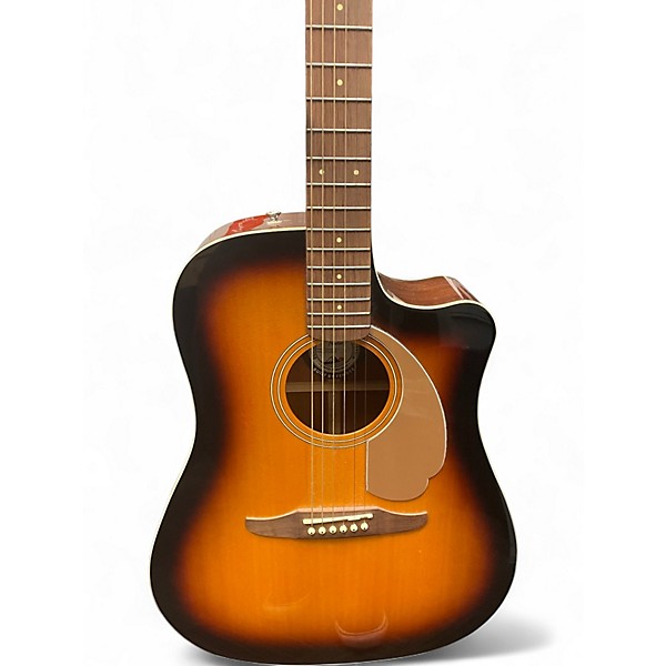 Used Fender Redondo Tobacco Burst Acoustic Electric Guitar