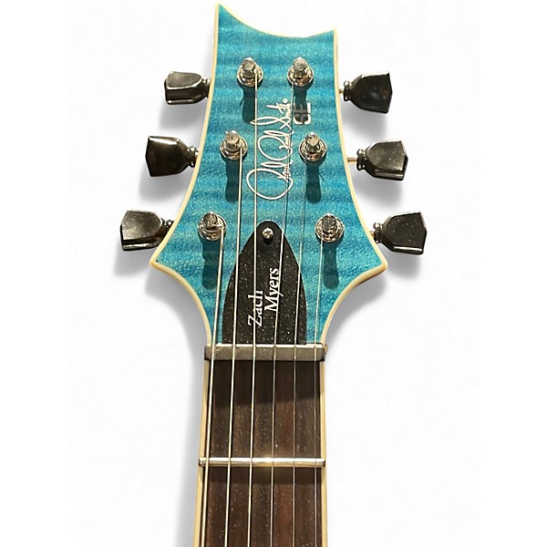 Used PRS Zach Myers Signature SE Blue Solid Body Electric Guitar