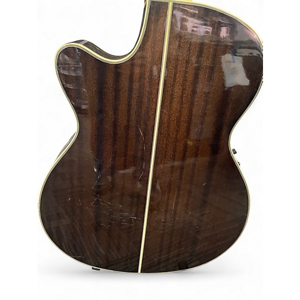 Used Ibanez AEG25E Brown Sunburst Acoustic Electric Guitar