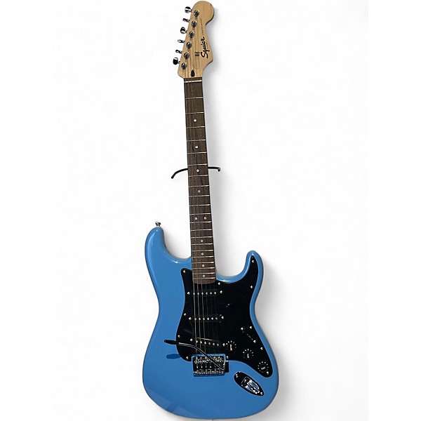Used Fender Squire Stratocaster - California Blue Blue Solid Body Electric Guitar