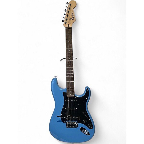 Used Fender Squire Stratocaster - California Blue Blue Solid Body Electric Guitar