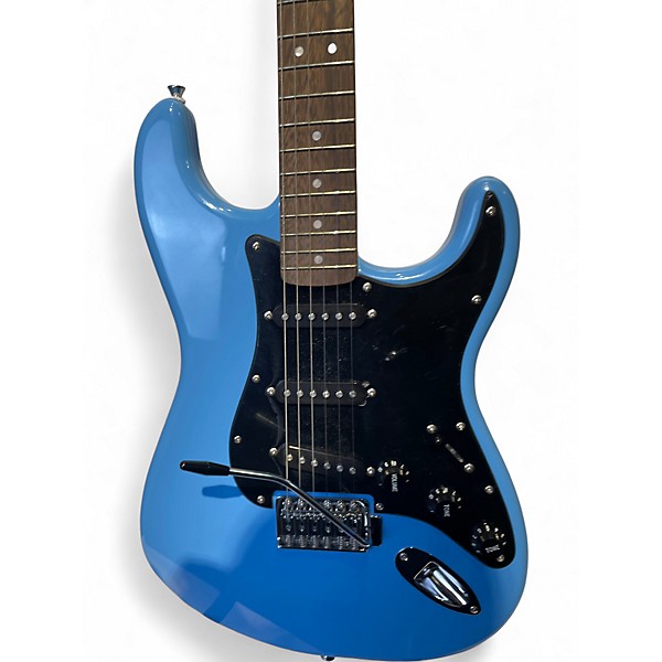 Used Fender Squire Stratocaster - California Blue Blue Solid Body Electric Guitar