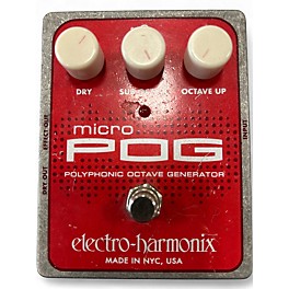 Used Electro-Harmonix Micro Pog Polyphonic Octave Generator Effect Pedal