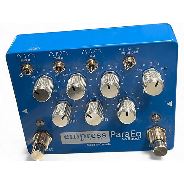 Used Empress Effects ParaEq with Boost EQ Pedal
