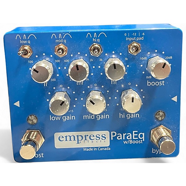 Used Empress Effects ParaEq with Boost EQ Pedal