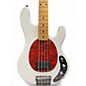 Used Sterling by Music Man RAY24CA Olympic White Electric Bass Guitar