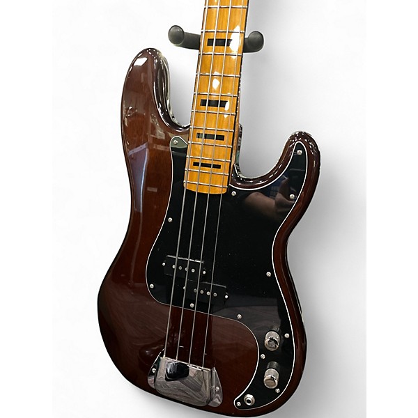 Used Squier Classic Vibe 1970S Precision Bass Walnut Electric Bass Guitar