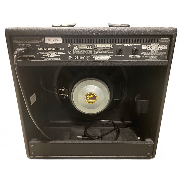 Used Fender Mustang LT50 50W 1x12 Guitar Combo Amp