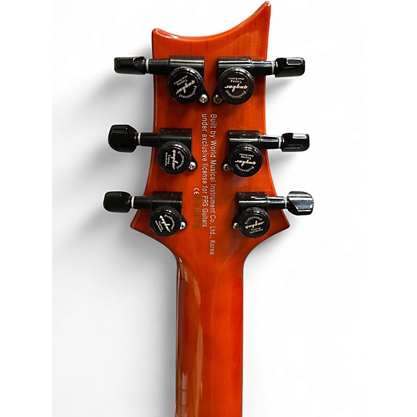 Used PRS SE Custom 24 Amber Solid Body Electric Guitar