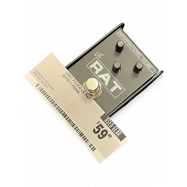 Used ProCo LIL RAT Effect Pedal