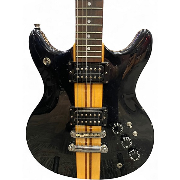 Used Vantage VS696 Black Solid Body Electric Guitar