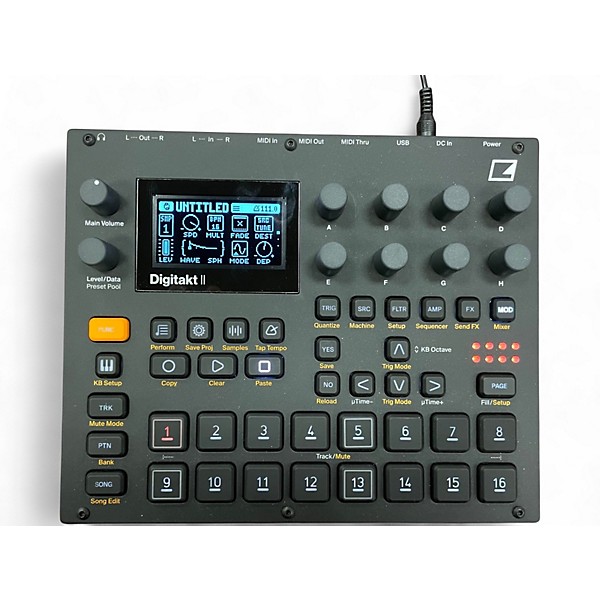 Used Elektron Digitakt II Drum Machine