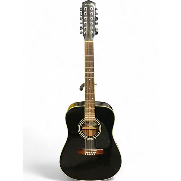 Used Fender DG1612 BLACK 12 String Acoustic Guitar