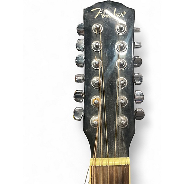 Used Fender DG1612 BLACK 12 String Acoustic Guitar