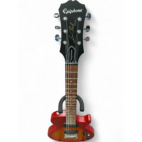 Used Epiphone LES PAUL VINTAGE EDITION Heritage Cherry Solid Body Electric Guitar