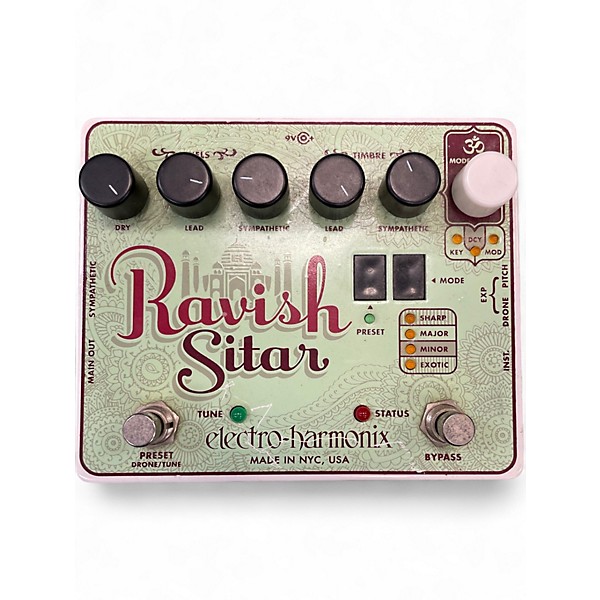 Used Electro-Harmonix Ravish Sitar Effect Pedal