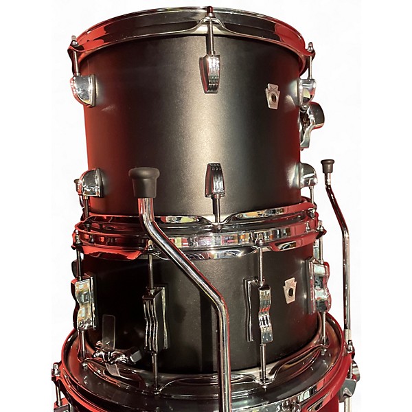 Used Ludwig 4 Piece Neusonic FAB w/ Snare Black Velvet Drum Kit