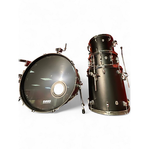 Used Ludwig 4 Piece Neusonic FAB w/ Snare Black Velvet Drum Kit