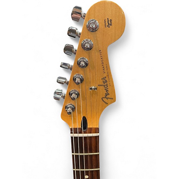 Used Fender FSR Standard Stratocaster HSS Candy Red Burst Solid Body Electric Guitar