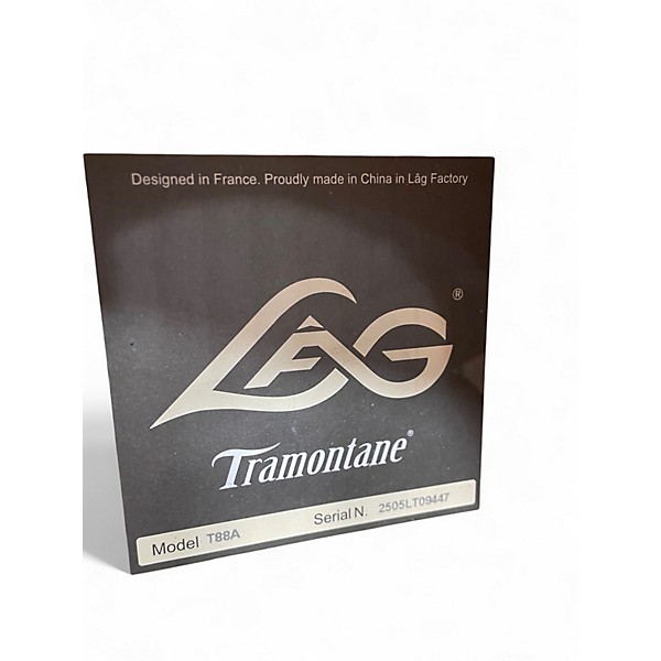 Used Lag Guitars T88A Natural Acoustic Guitar