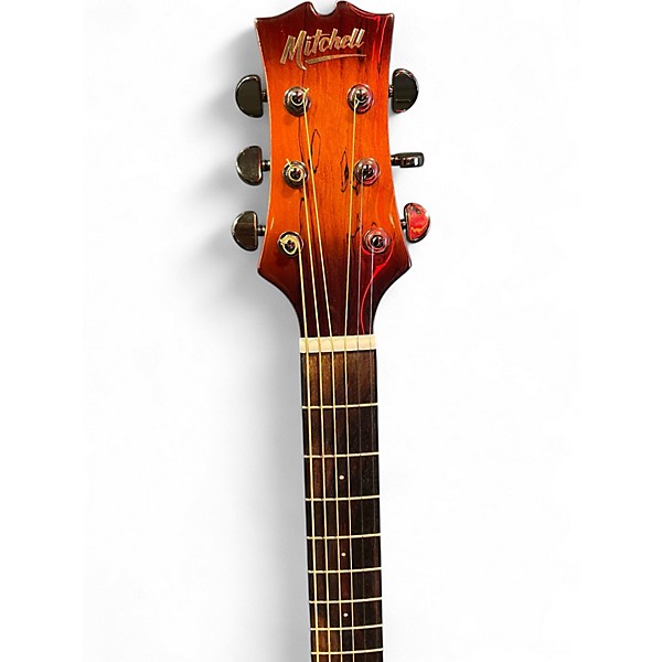 Used Mitchell MX430SM Iced Tea Acoustic Electric Guitar