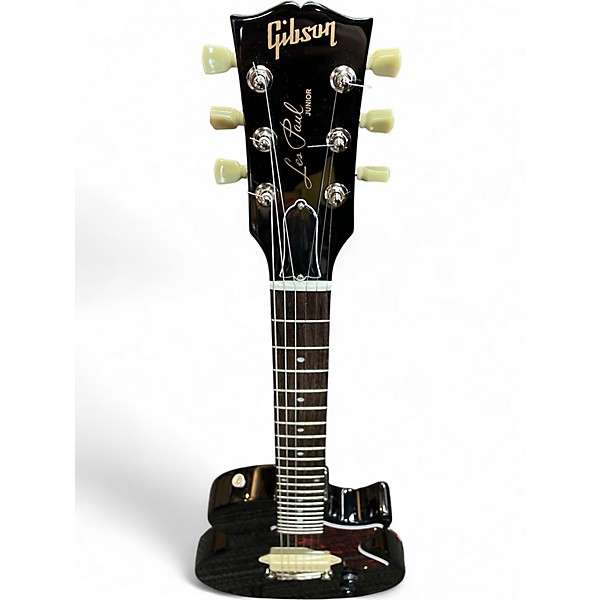 Used Gibson Les Paul Junior Black Solid Body Electric Guitar