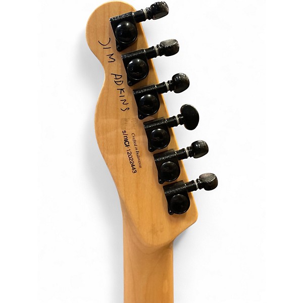 Used Fender JA90 Jim Adkins Thinline Telecaster Natural Hollow Body Electric Guitar