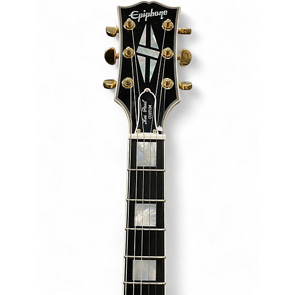 Used 2024 Epiphone INSPIRED BY GIBSON CUSTOM LES PAUL Alpine White Solid Body Electric Guitar