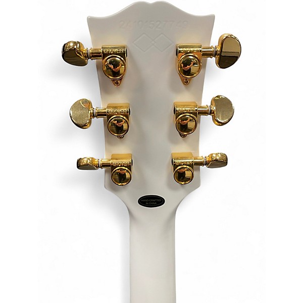 Used 2024 Epiphone INSPIRED BY GIBSON CUSTOM LES PAUL Alpine White Solid Body Electric Guitar