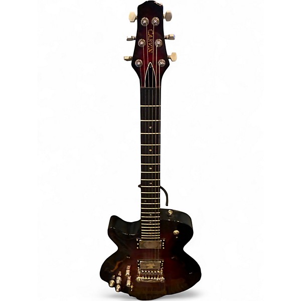 Used Carvin SH-550 Sunburst Hollow Body Electric Guitar