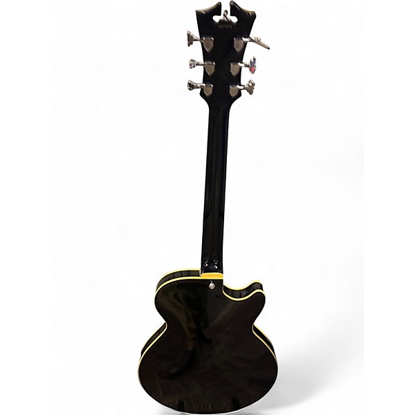 Used D'Angelico Premier Series SS Black Hollow Body Electric Guitar